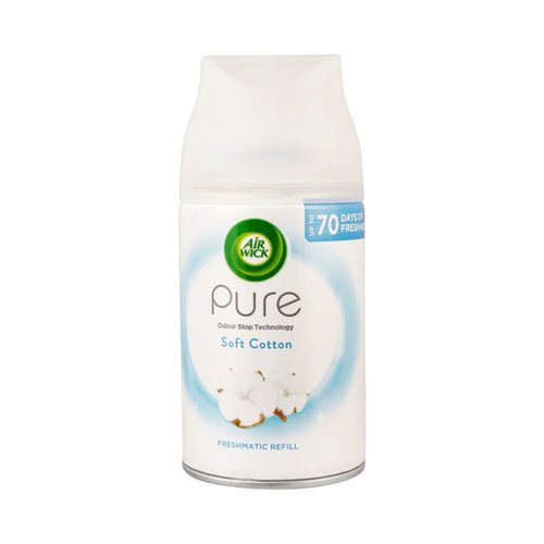 AIR WICK AIR FRESHNER REFIL PURE SOFT COTTON 250 ML