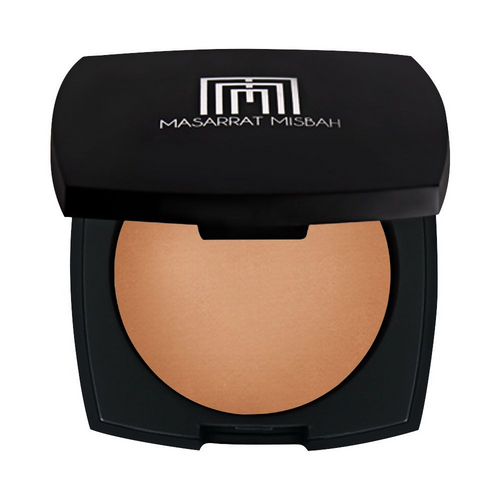 MUSARRAT MISBAH SILK PRESSED POWDER DEEP HONEY 14 GM
