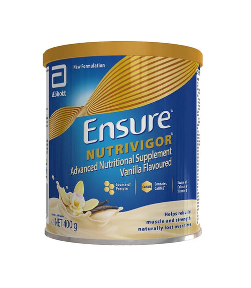 ENSURE NUTRI SUPPLEMENT POWDER VANILLA NUTRIVIGOR TIN 400 GM