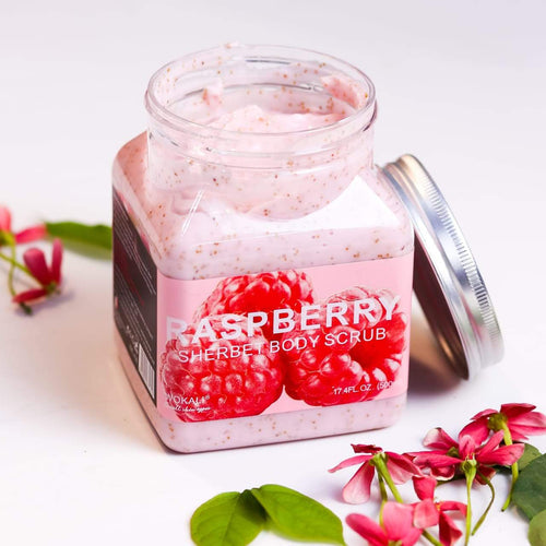 WOKALI BODY SCRUB RASPBERRY SHERBET 500 ML WKL436