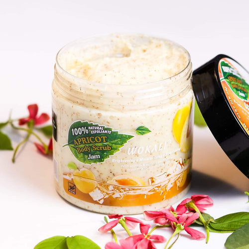 WOKALI BODY SCRUB APRICOT WKL JAM 371 500 ML