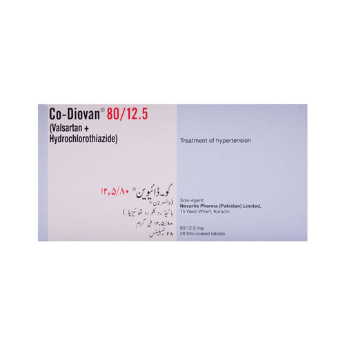 CO DIOVAN 80/12.5MG TAB