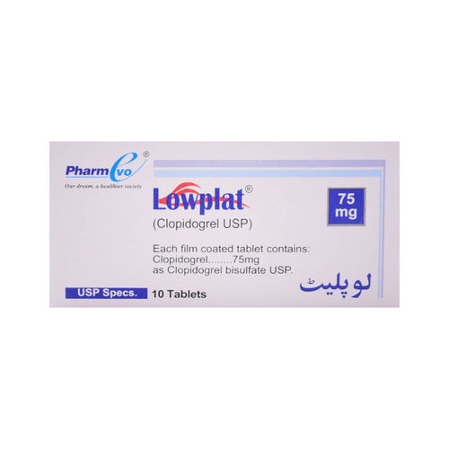 LOWPLAT 75MG TAB 10S