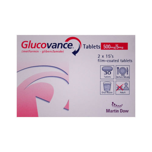 GLUCOVANCE 500/5MG TAB