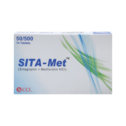 SITA MET 50/500MG TAB 14S