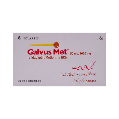 GALVUS MET 50MG/1000MG TAB 30S