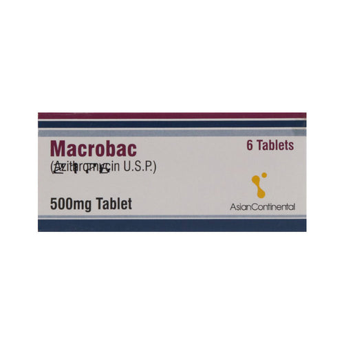 MACROBAC 500MG TAB 6S