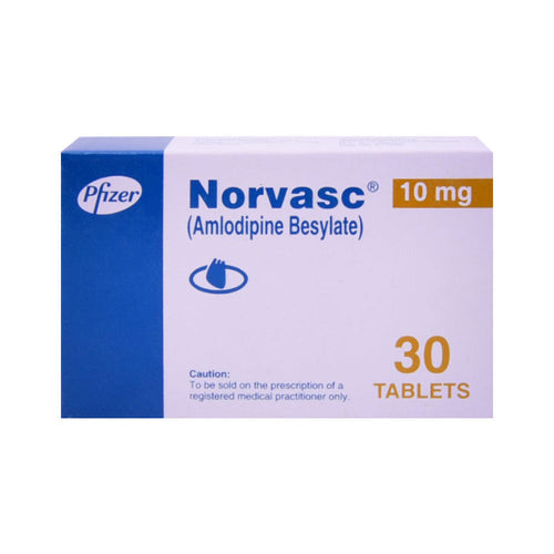NORVASC 10MG TAB 30S