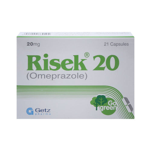 RISEK 20MG CAP 21S