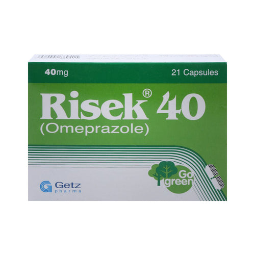 RISEK 40MG CAP 21S