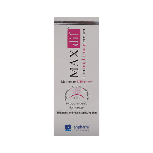 MAX DIF SKIN BRIGHTENING CREAM 30GM