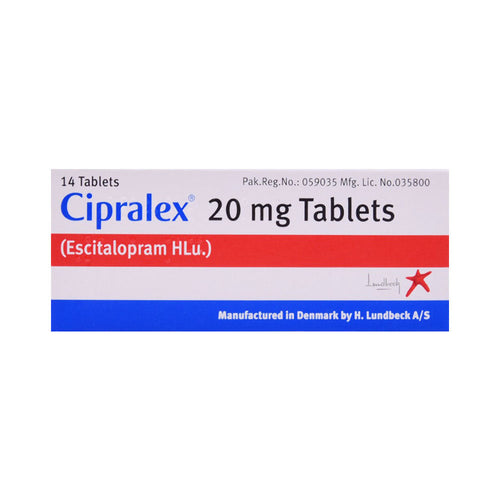 CIPRALEX 20MG TAB 14S