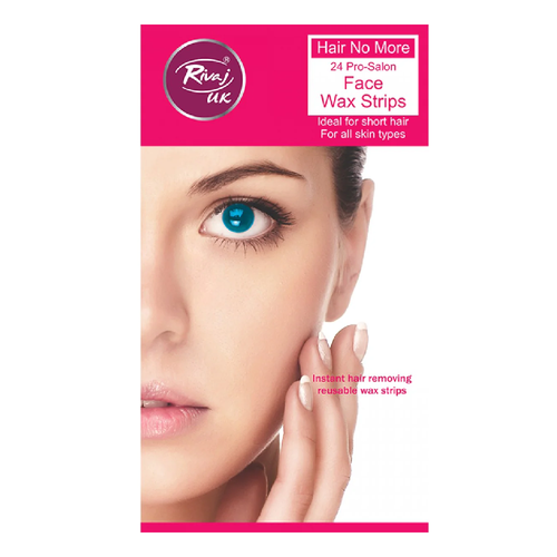 RIVAJ UK FACE WAX STRIP PRO SALON 24PC