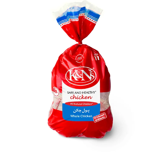 K&N WHOLE CHICKEN WITHOUT GIBLETS 1 KG