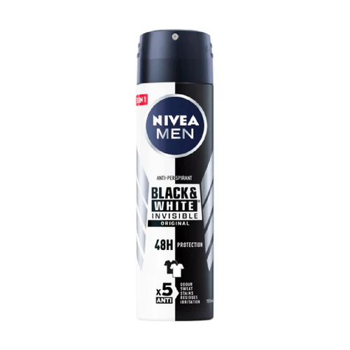 NIVEA MEN DEODORANT BLACK & WHITE INVISIBLE ORIGINAL 150 ML