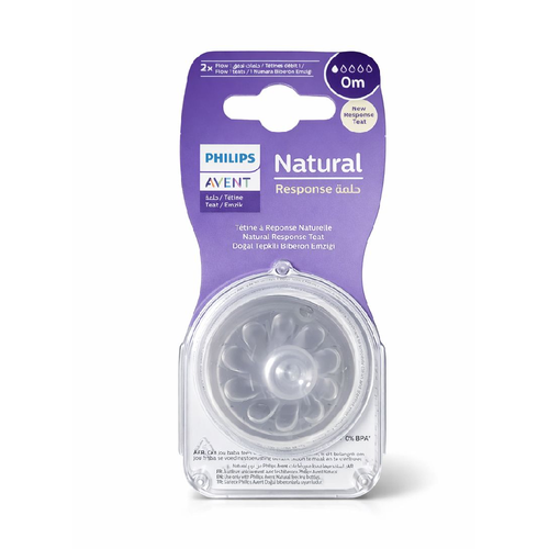 PHILIPS AVENT TEATS FLOW NATURAL 0M+ SCY961/02