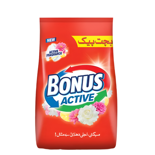 BONUS WASHING POWDER ACTIVE POUCH 770 GM