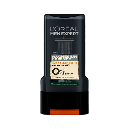 LOREAL SHOWER GEL MAGNESIUM DEFENCE HYPOALLERGENIC 300 ML