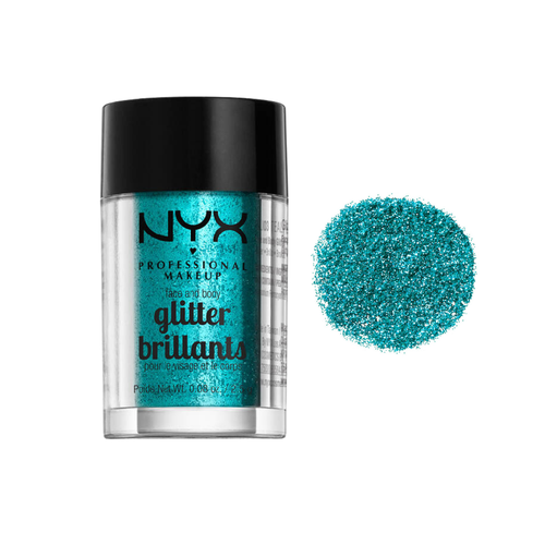NYX FACE AND BODY GLITTER BRILLANTS TEAL 03