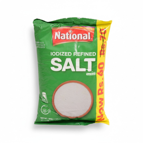 NATIONAL SALT IODIZED CP 800 GM