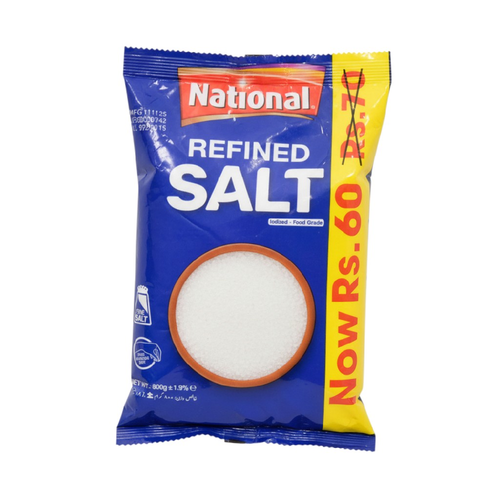 NATIONAL SALT REFINED CP 800 GM