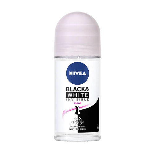 NIVEA ROLL ON BLACK & WHITE INVISIBLE CLEAR 50 ML