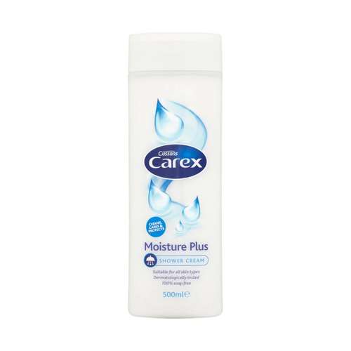 CUSSONS CAREX SHOWER CREAM MOISTURE PLUS 500 ML
